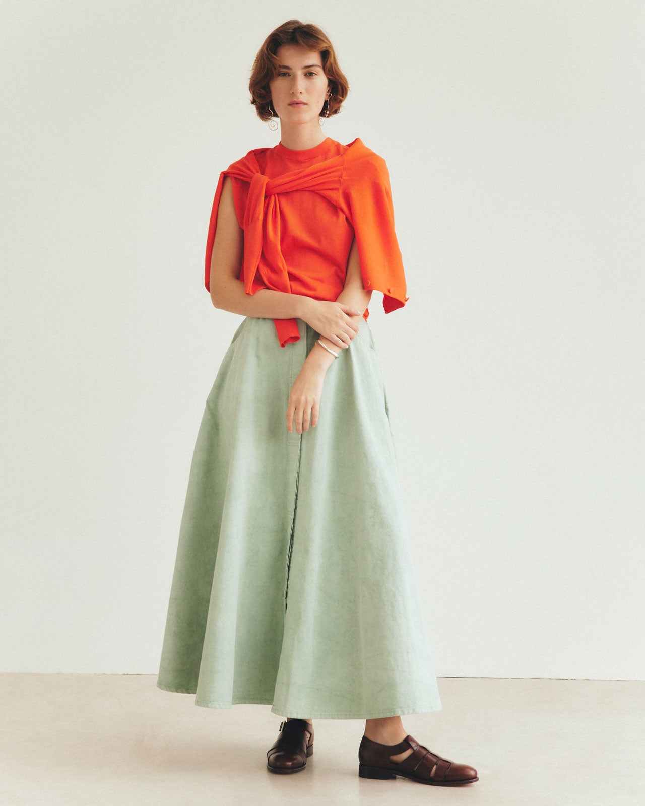 ICE COTTON KNIT SLEEVELESS TOP