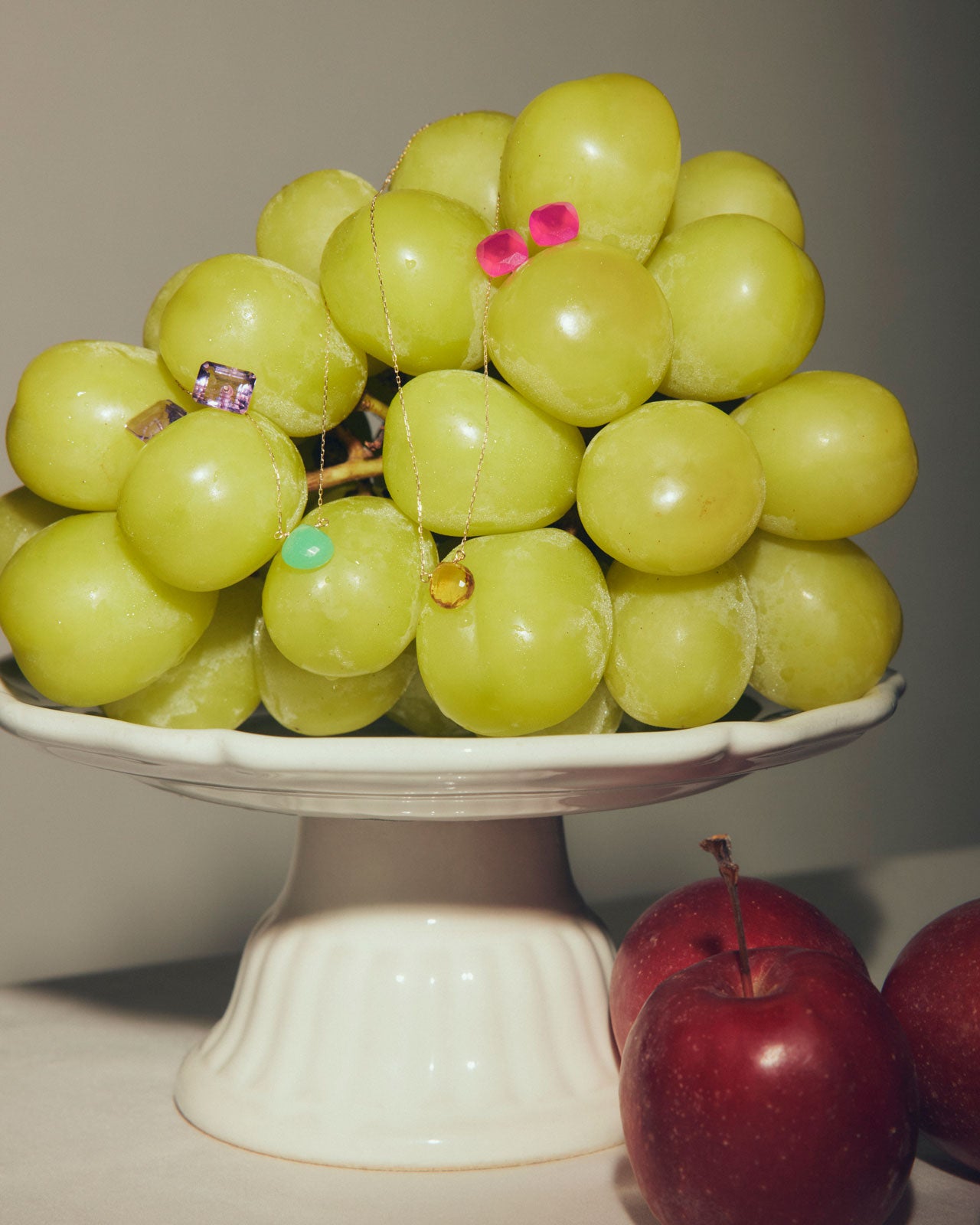 COLORED STONE NECKLACE (Chrysoprase)