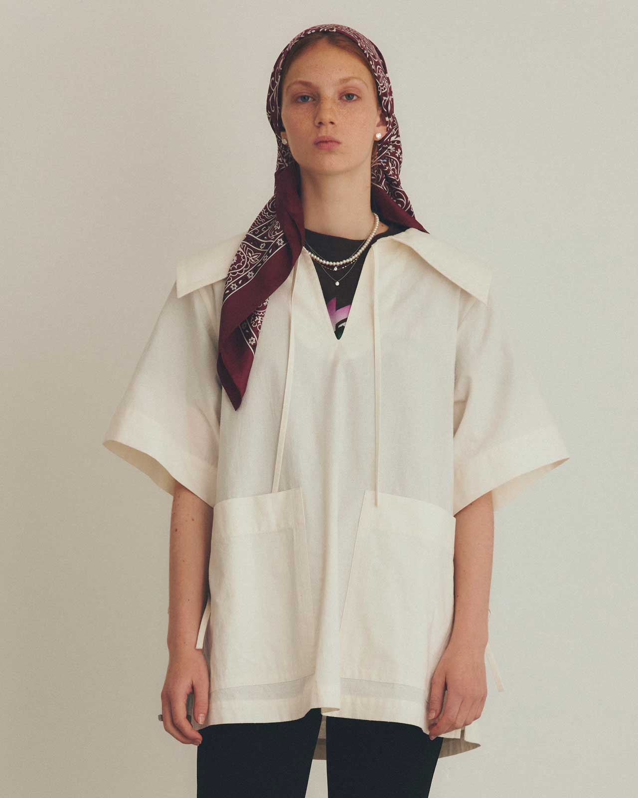 BANDANA PRINTED SILK SCARF