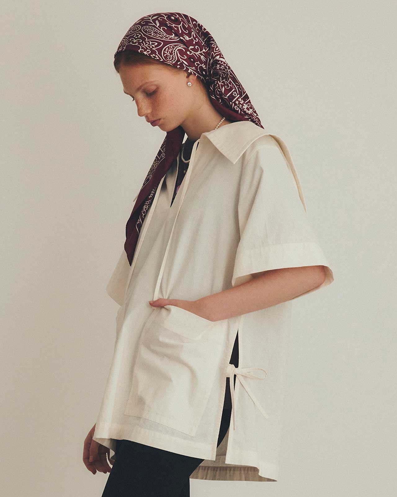 BANDANA PRINTED SILK SCARF