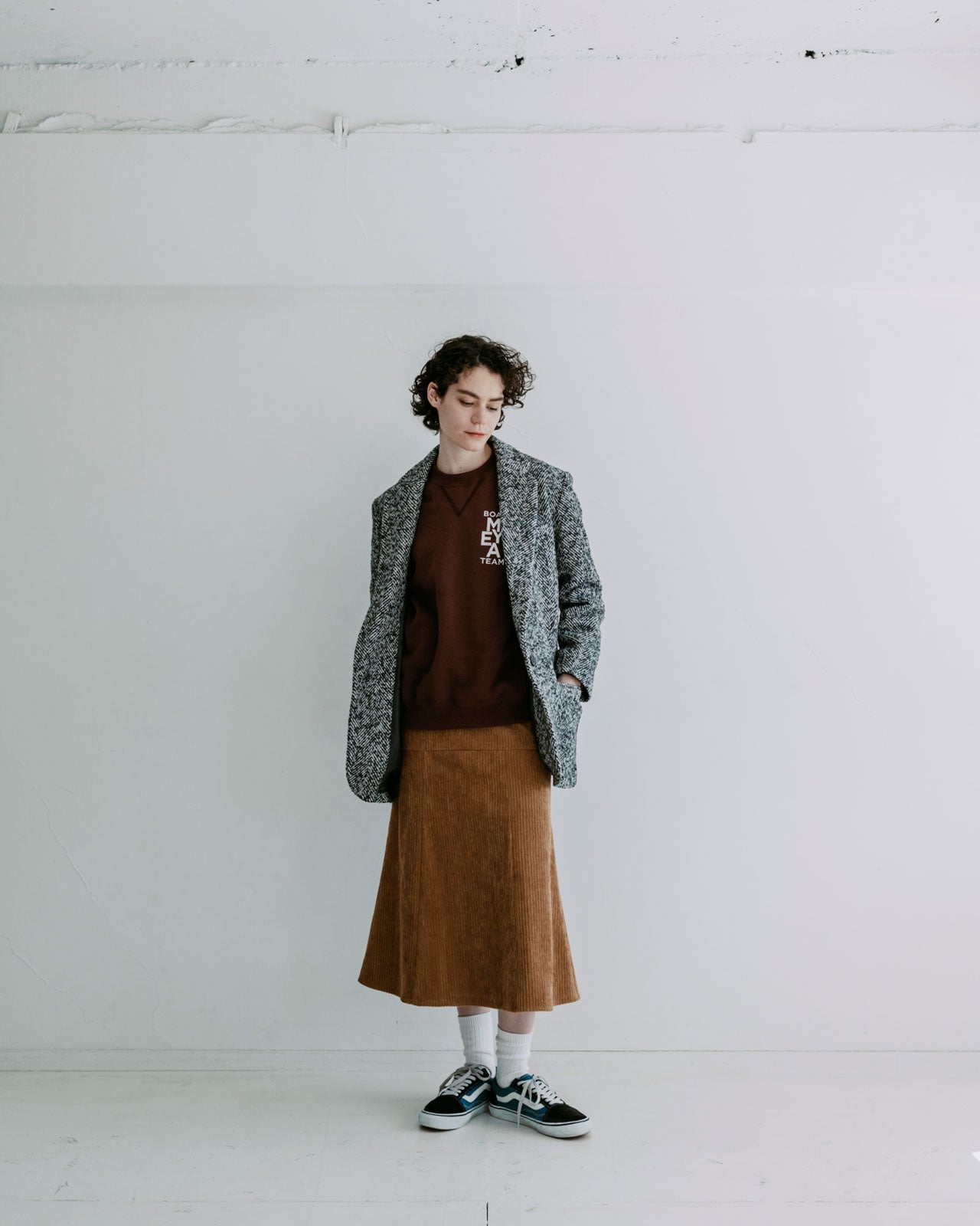 MEYAME CORDUROY BEAUTIFUL SKIRT