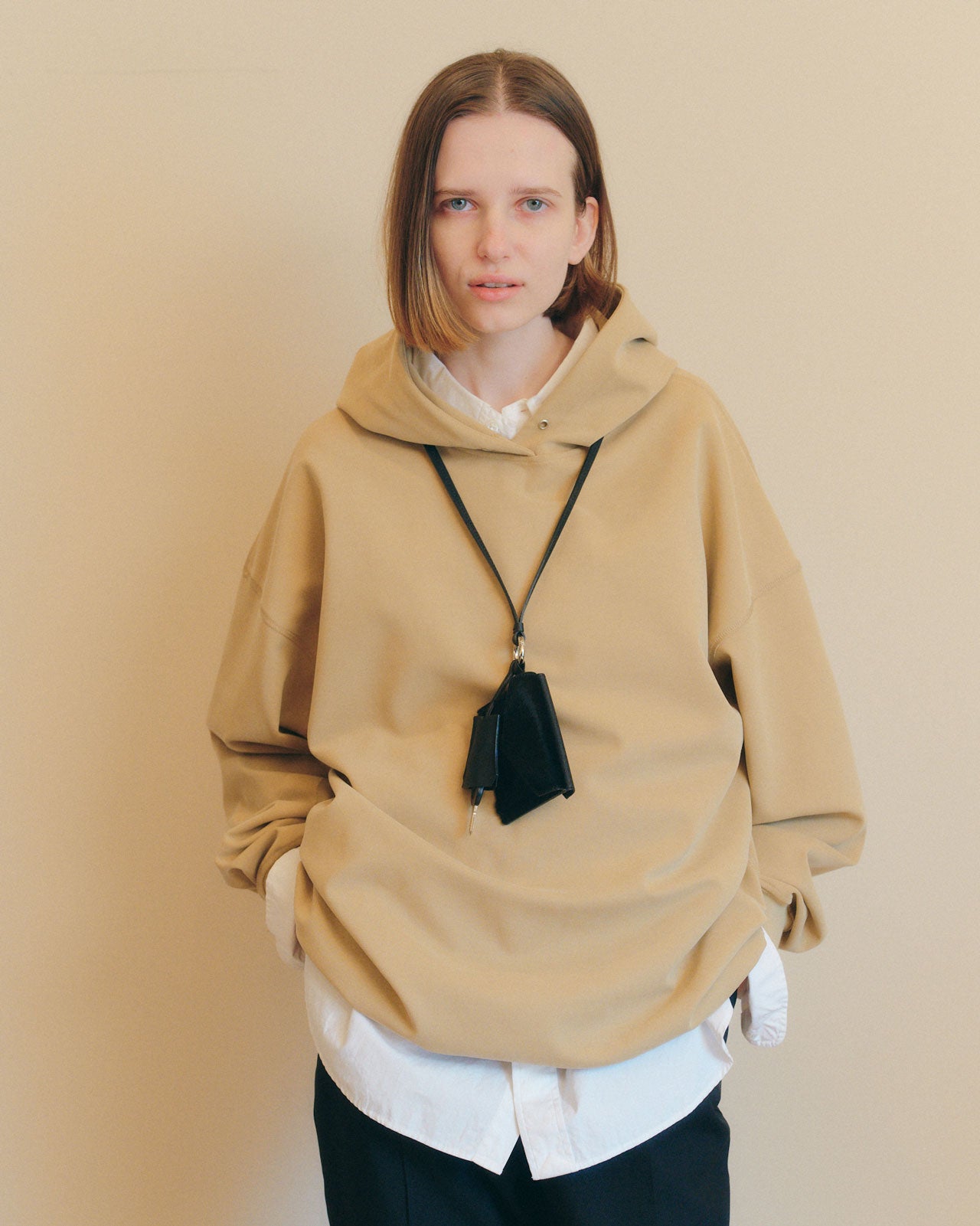 FIBRIL TWILL JERSEY HOODIE