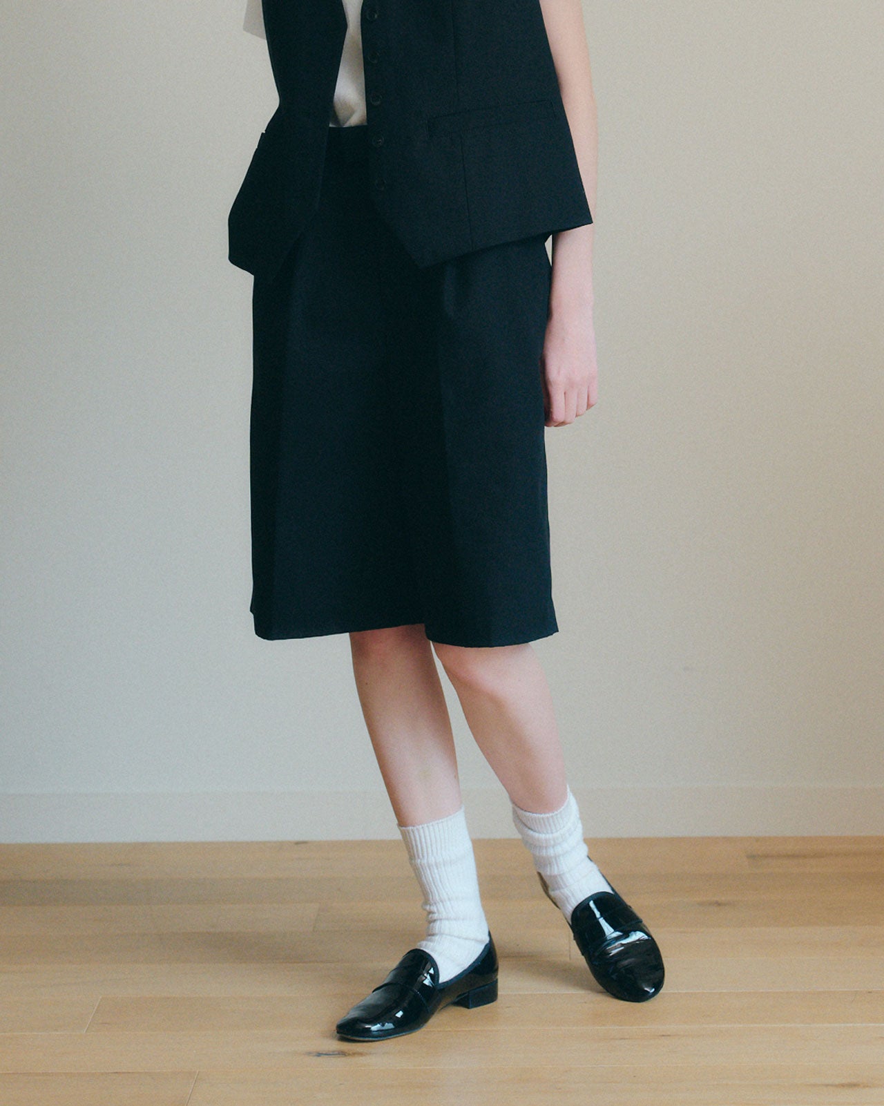 SUMMER GABARDINE HALF PANTS