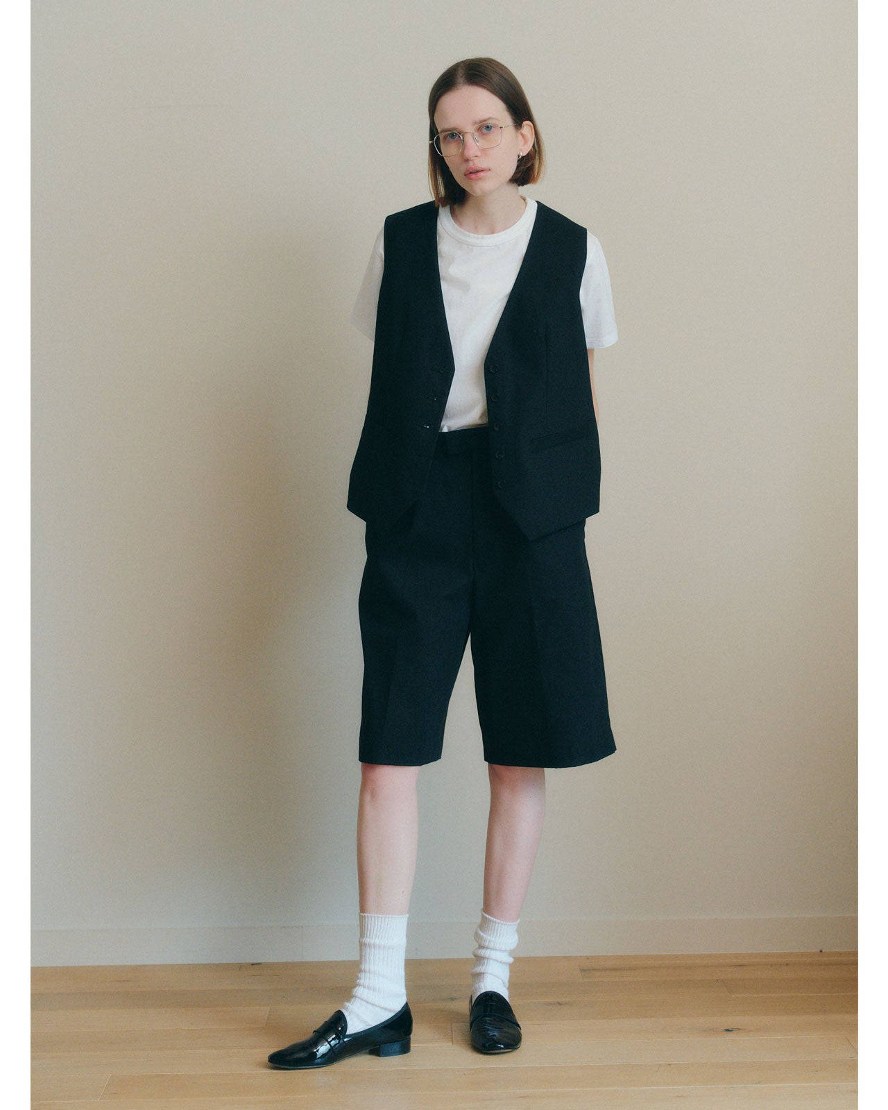 SUMMER GABARDINE HALF PANTS