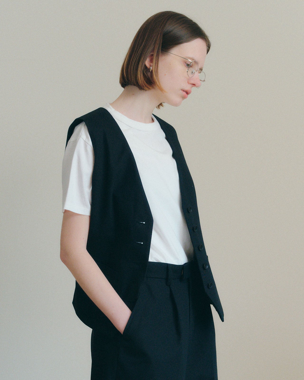 SUMMER GABARDINE GILET