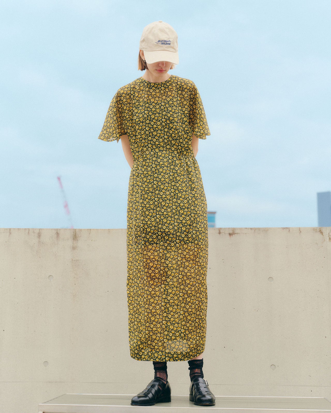 PETITE FLORAL PATTERN DRESS