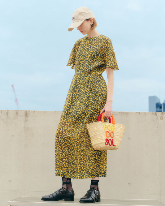 PETITE FLORAL PATTERN DRESS