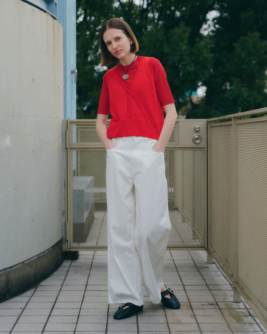 CORDERA ORGANIC COTTON POINTELLE WAISTCOAT