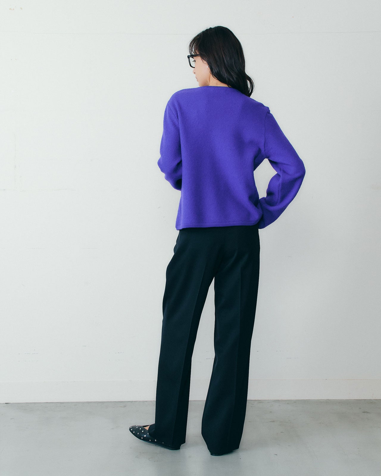 【10月中旬入荷予定】WOOL KNIT JACKET
