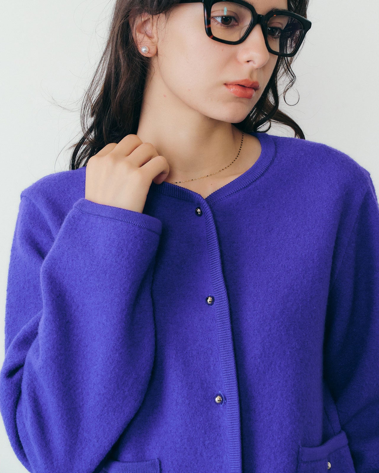 【10月中旬入荷予定】WOOL KNIT JACKET