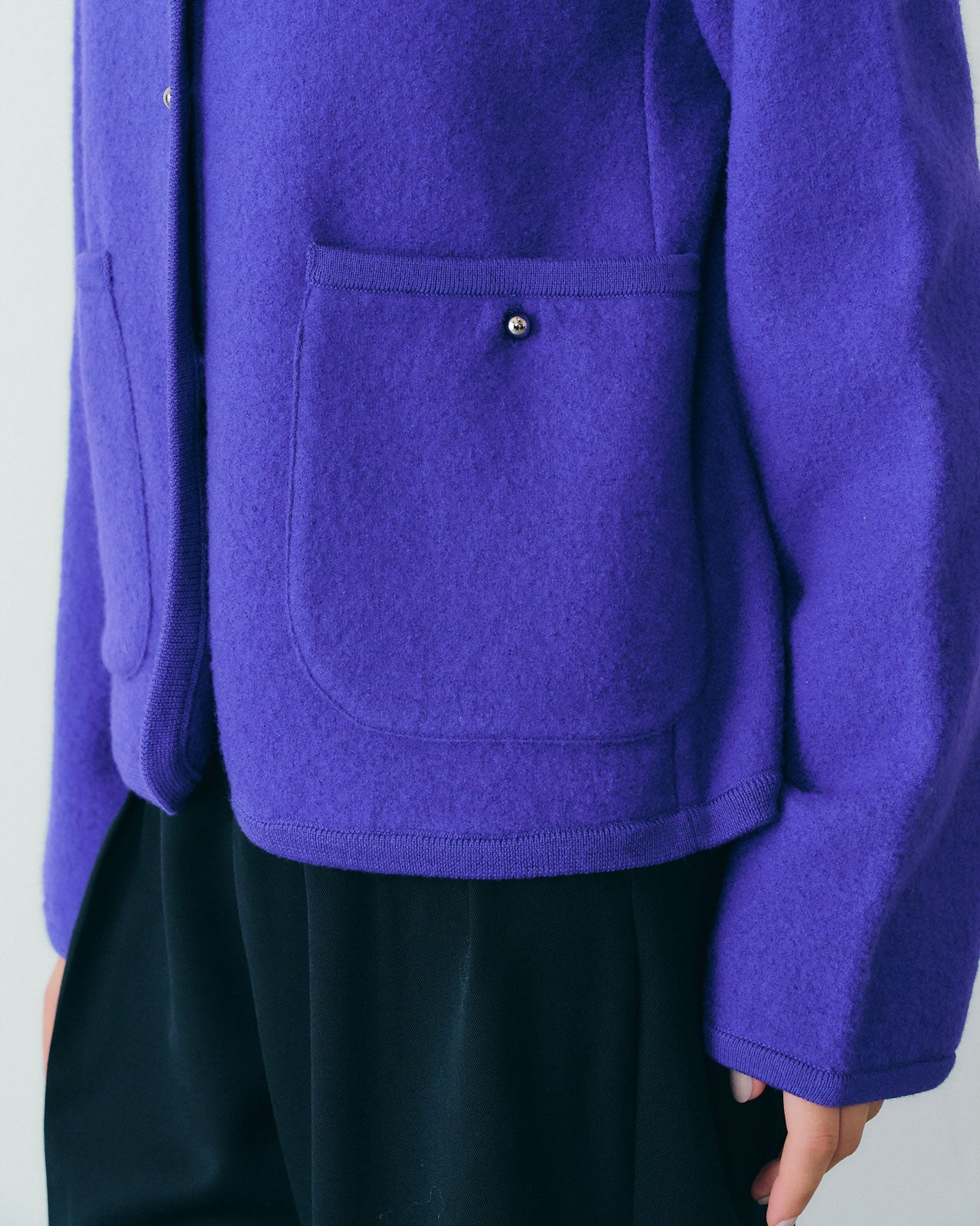 【10月中旬入荷予定】WOOL KNIT JACKET