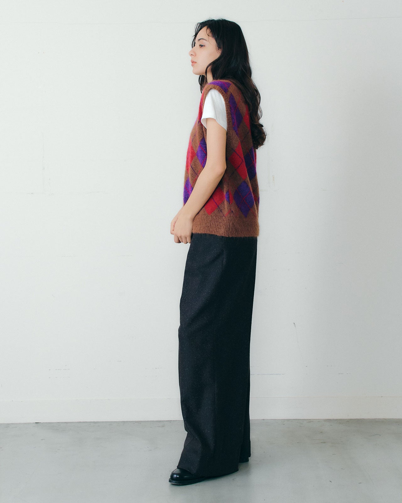 【10月上旬入荷予定】ARGYLE KNIT VEST