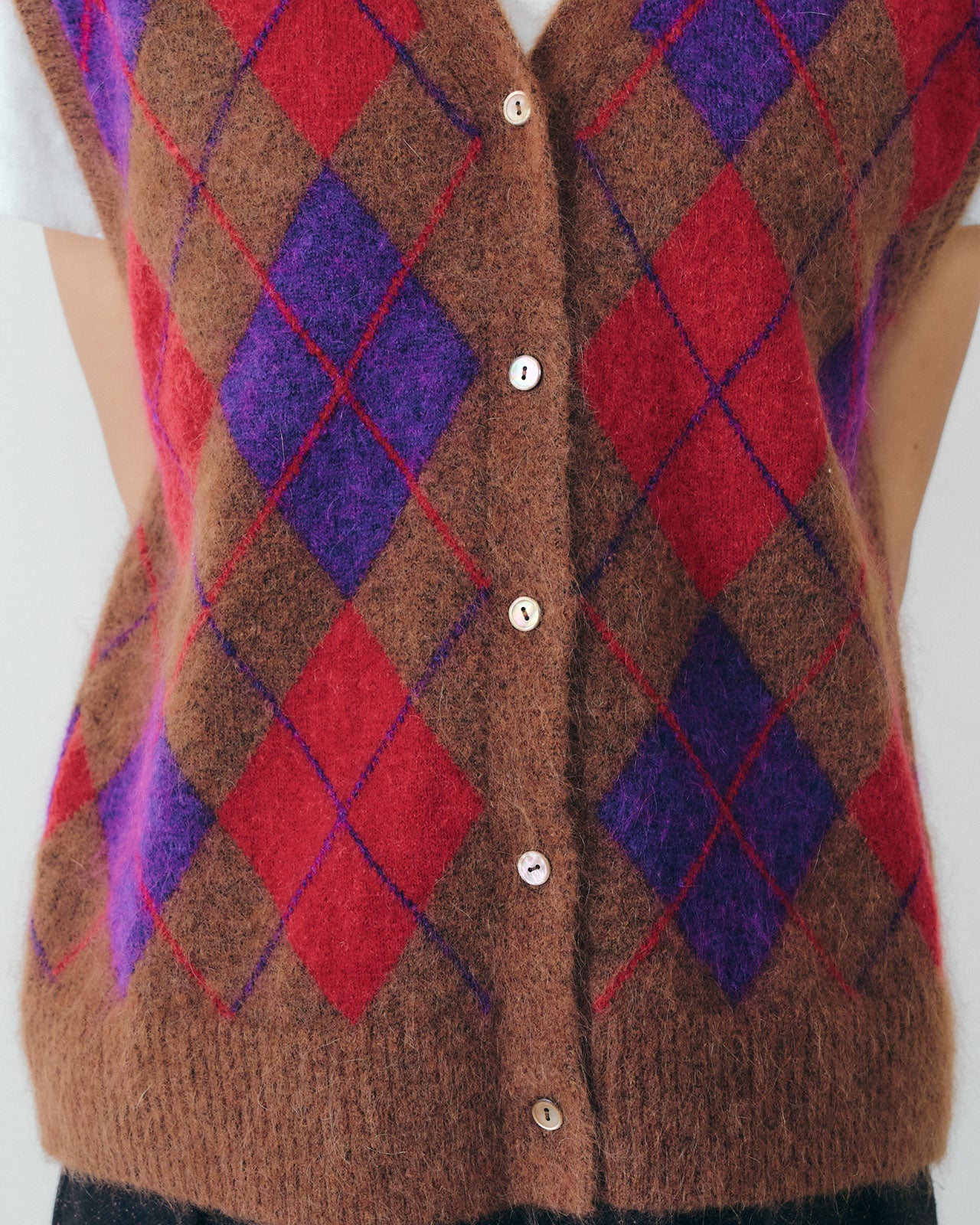 【10月上旬入荷予定】ARGYLE KNIT VEST