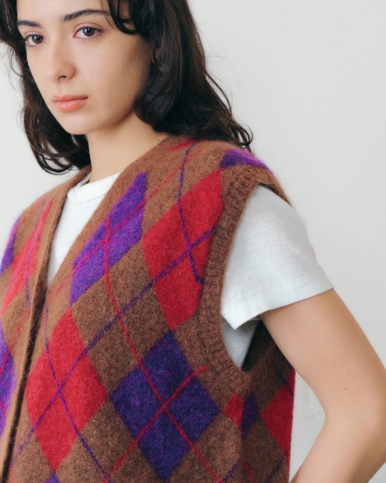 【10月上旬入荷予定】ARGYLE KNIT VEST
