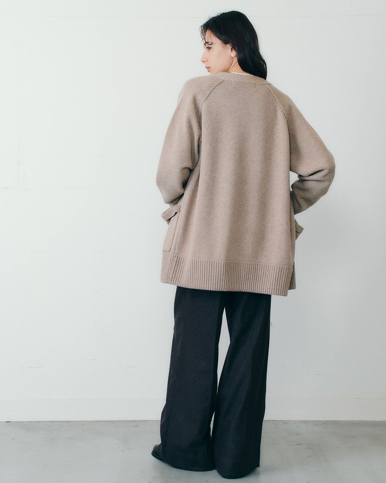 【10月中旬入荷予定】WOOL KNIT ZIP CARDIGAN