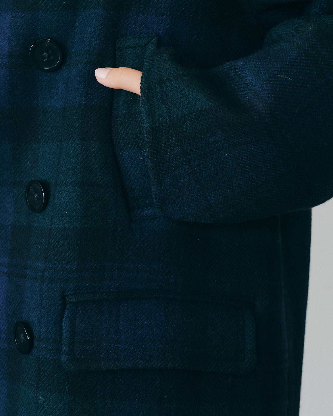 【10月中旬入荷予定】OVERSIZED WOOL PEACOAT (Lovat)