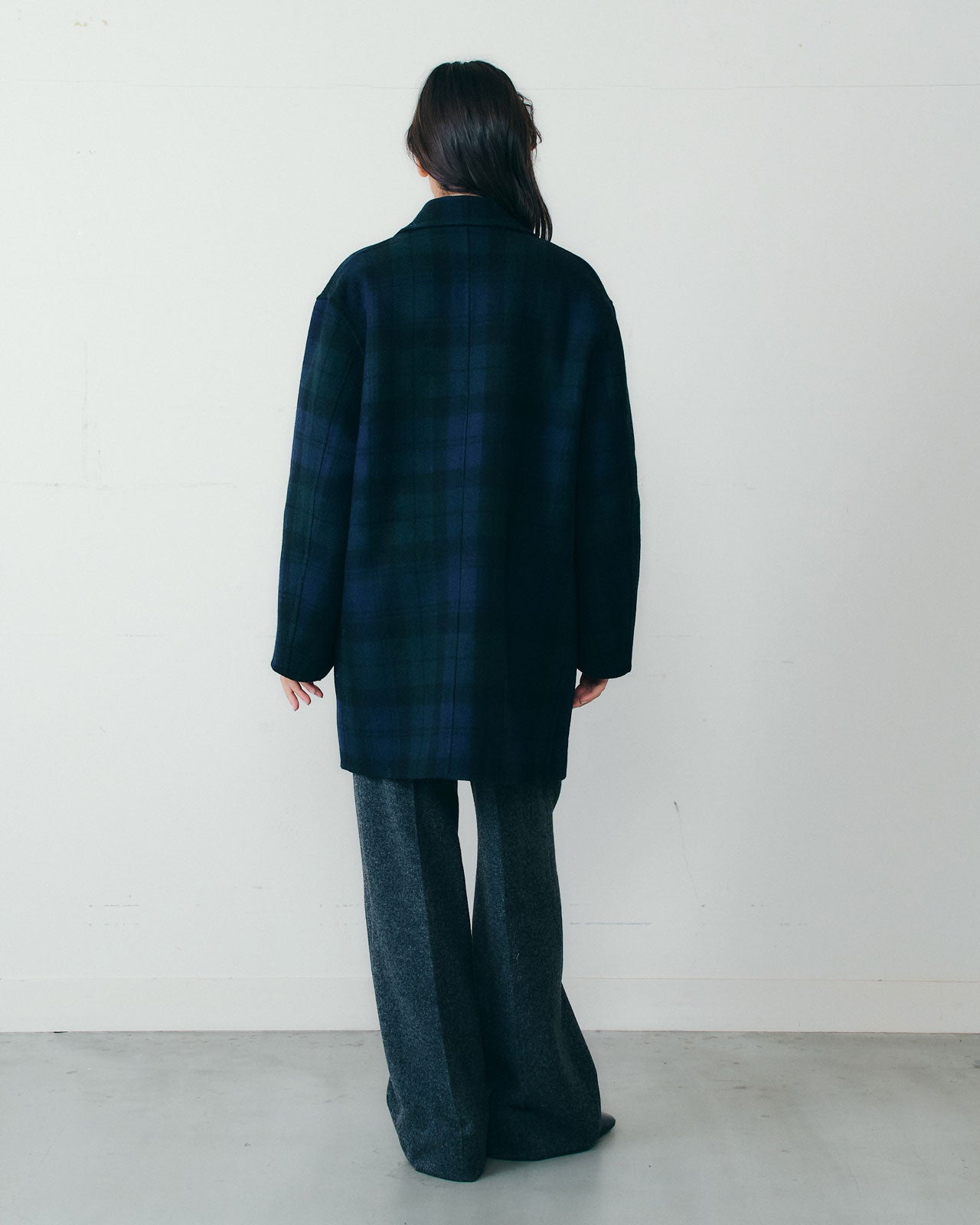 【10月中旬入荷予定】OVERSIZED WOOL PEACOAT (Lovat)