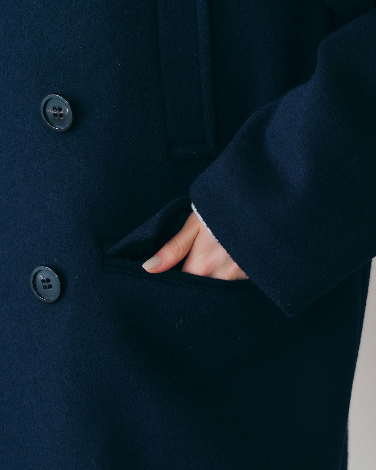 【10月中旬入荷予定】OVERSIZED WOOL PEACOAT