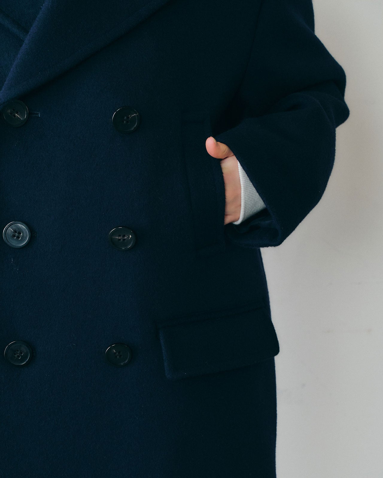 【10月中旬入荷予定】OVERSIZED WOOL PEACOAT
