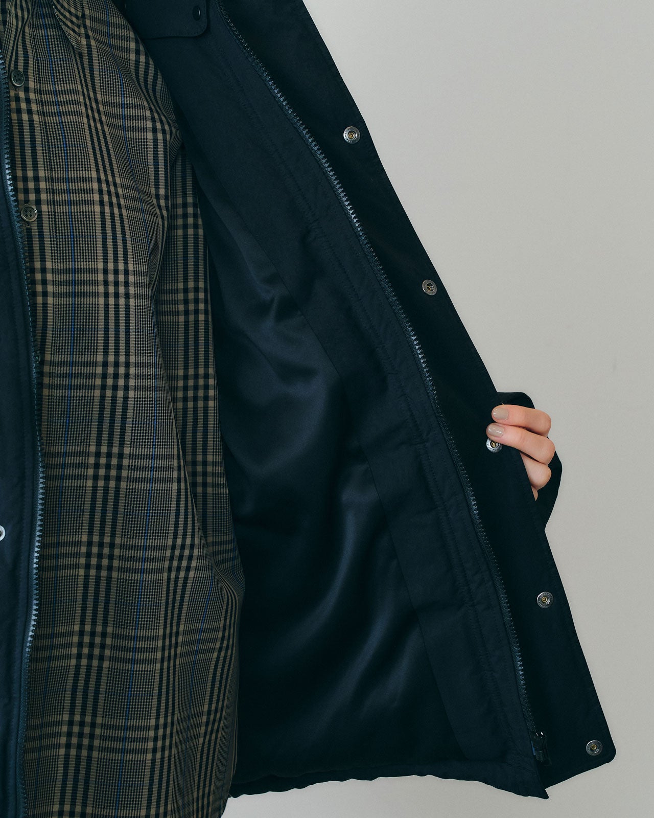 【11月上旬入荷予定】SUEDE COLLAR DOWN JACKET