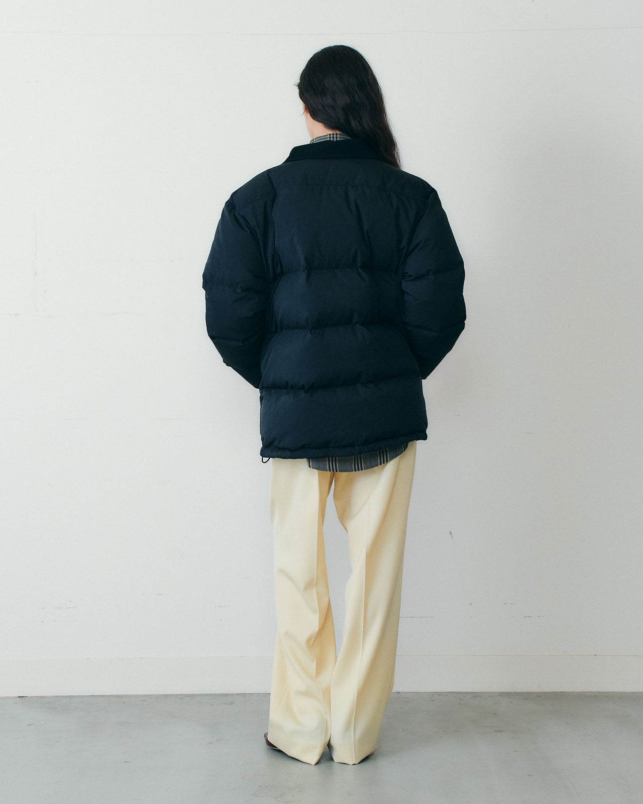 【11月上旬入荷予定】SUEDE COLLAR DOWN JACKET
