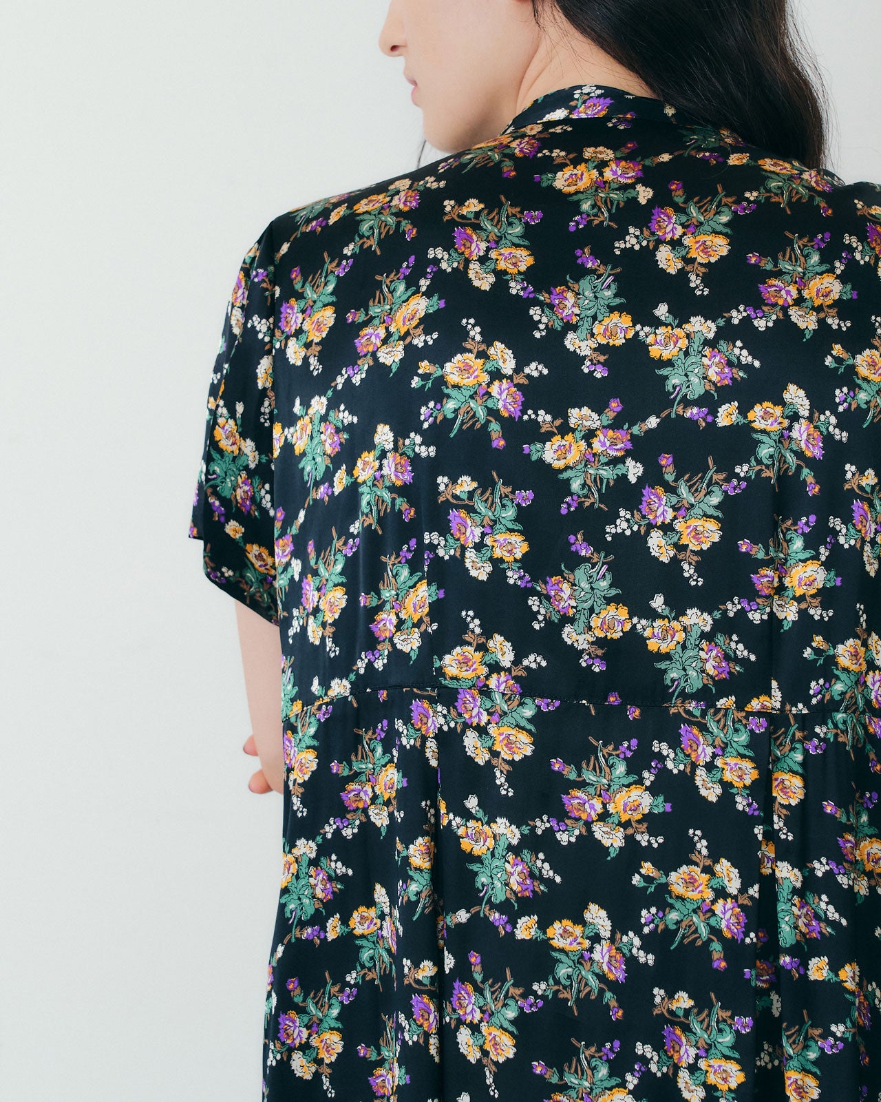 FLOWER BOUQUET PRINTED DRESS