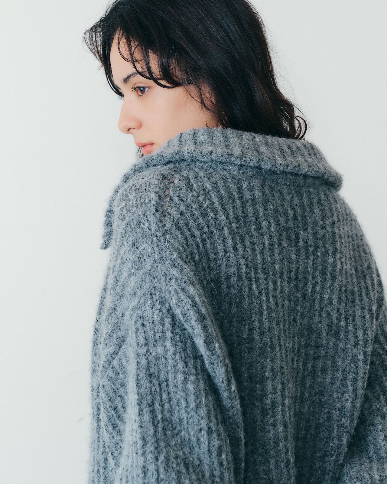 【11月上旬入荷予定】DUFFY HALF ZIP KNIT