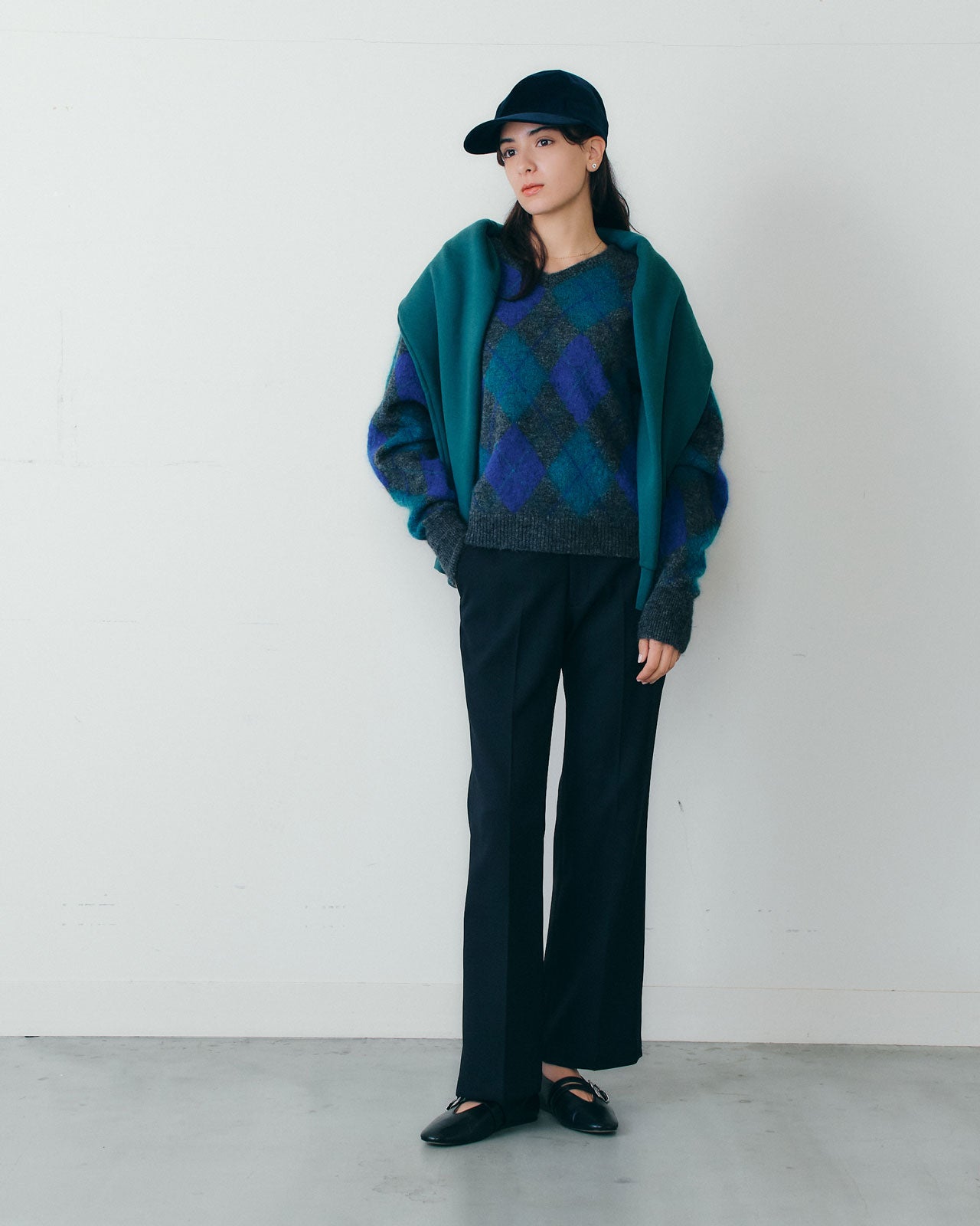 【10月上旬入荷予定】ARGYLE KNIT PULLOVER