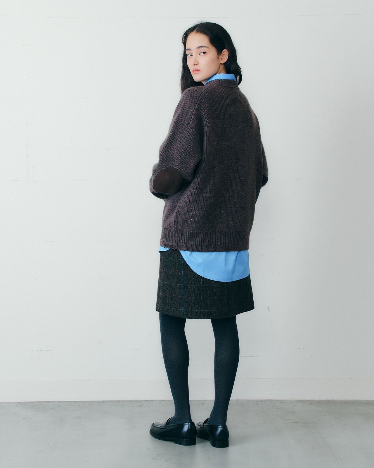 【10月中旬入荷予定】ELBOW PATCH KNIT PULLOVER