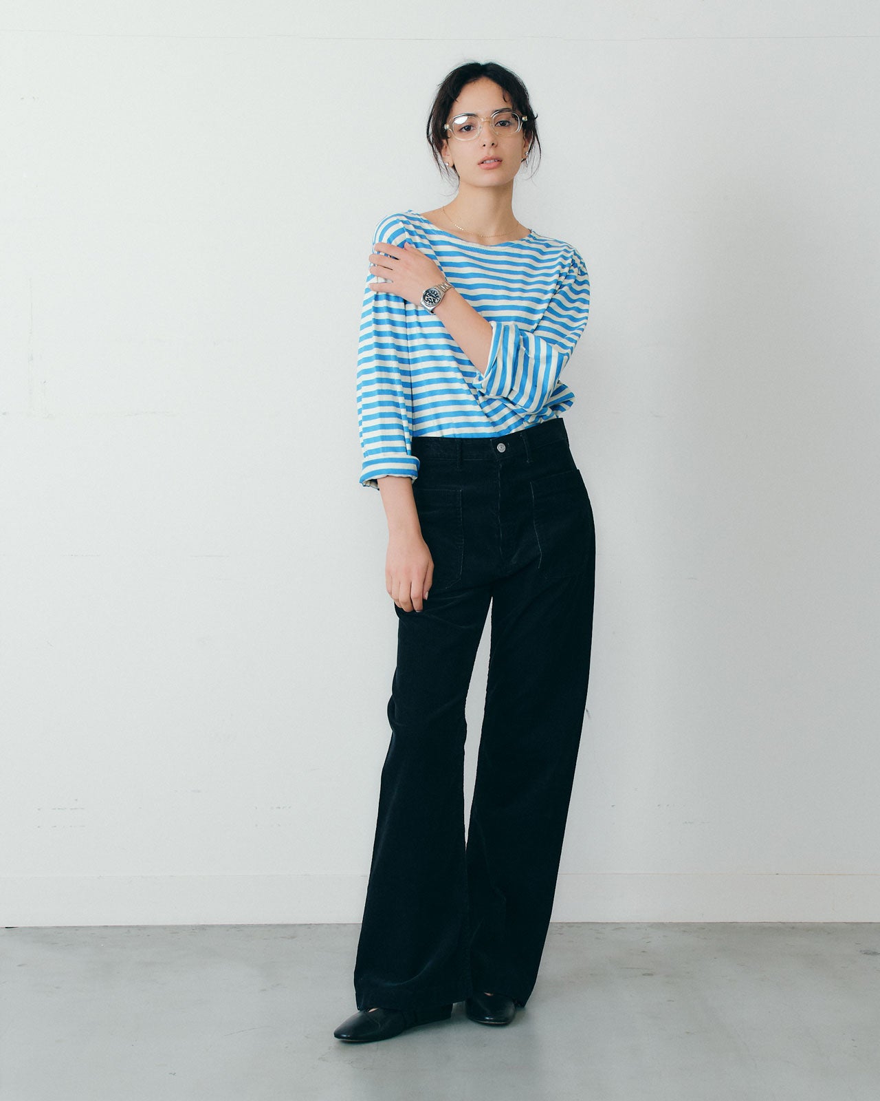 【9月下旬お届け】CORDUROY MARINE PANTS