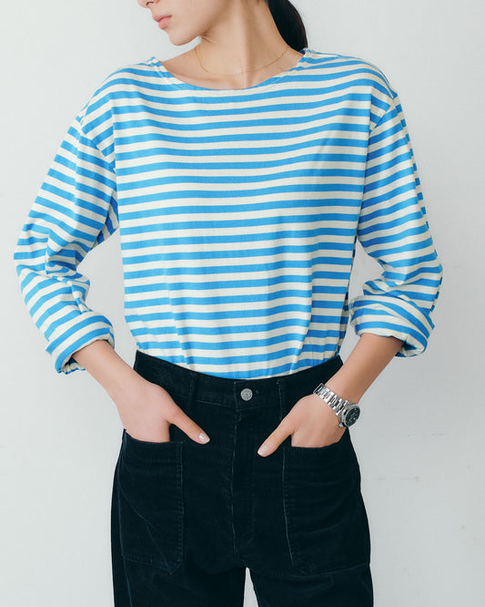 【新色BLUE】MARINE BORDER LONG SLEEVE TEE