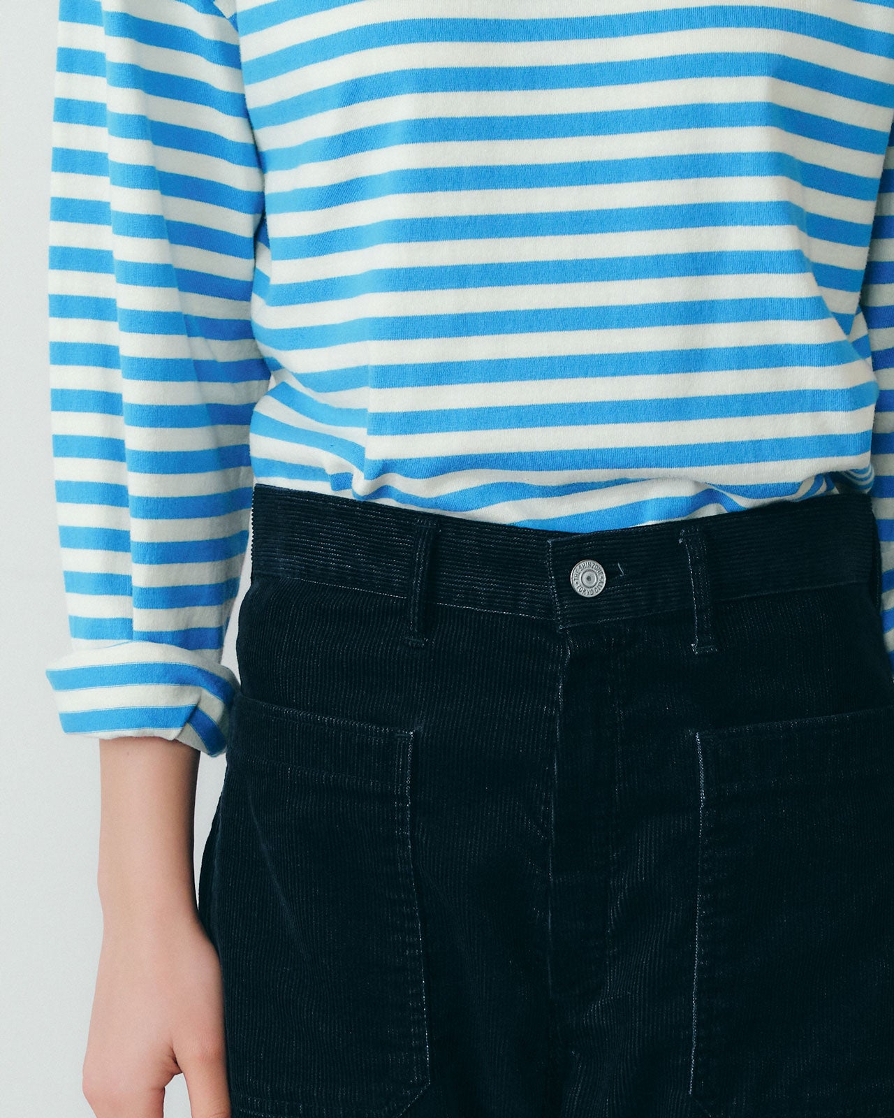 【新色BLUE】MARINE BORDER LONG SLEEVE TEE