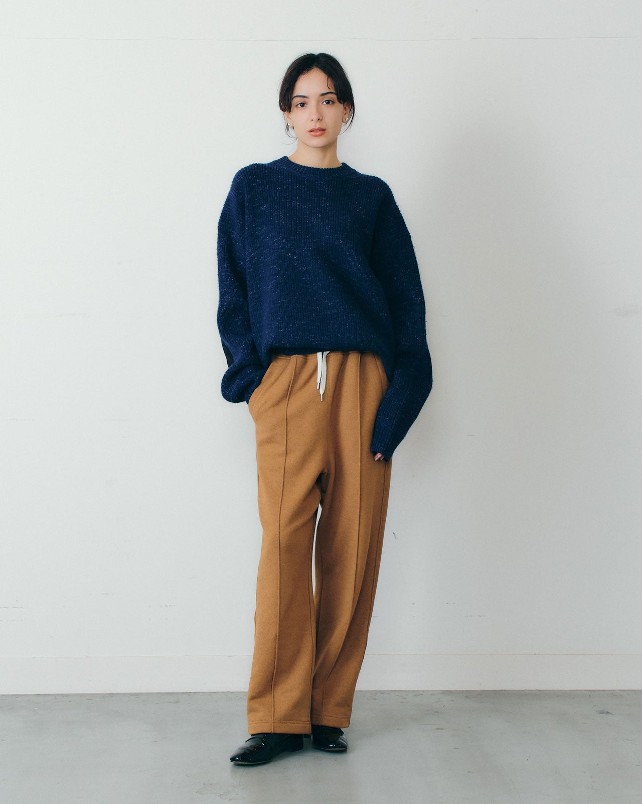 【10月中旬入荷予定】ELBOW PATCH KNIT PULLOVER