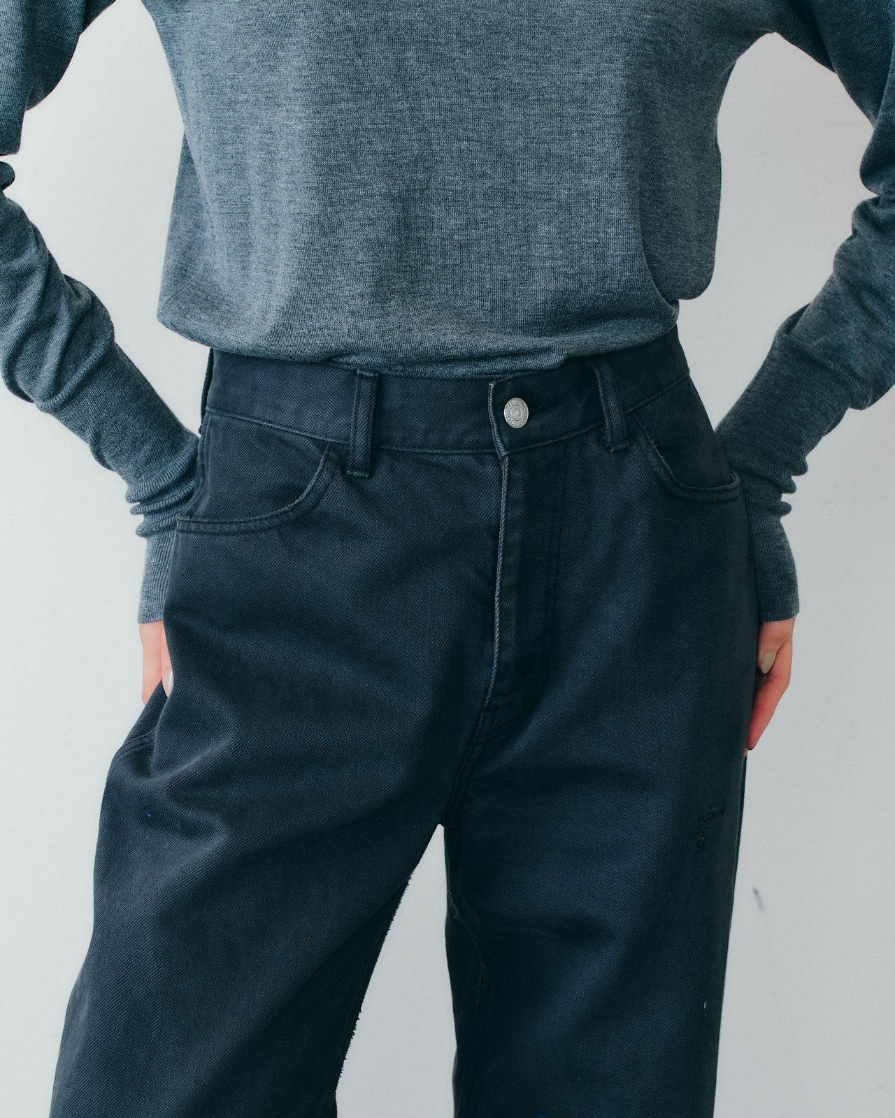 【9月下旬お届け】PAINTED WIDE PANTS