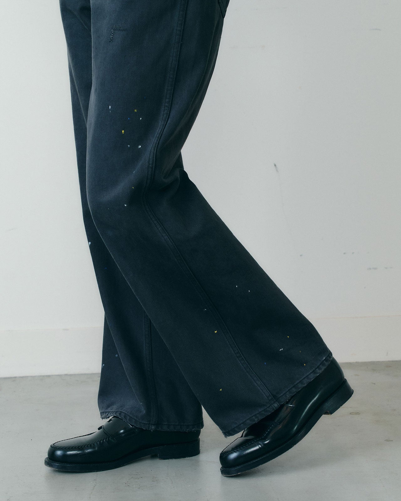 【9月下旬お届け】PAINTED WIDE PANTS