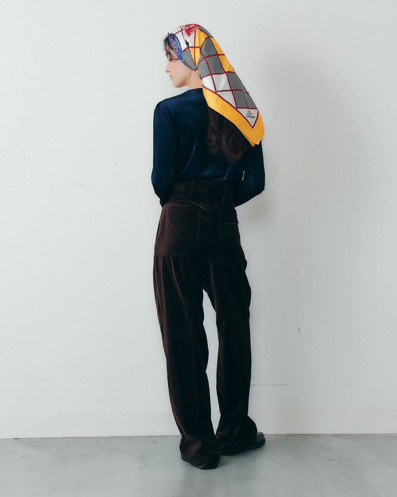 VELOUR LONG SLEEVE TEE