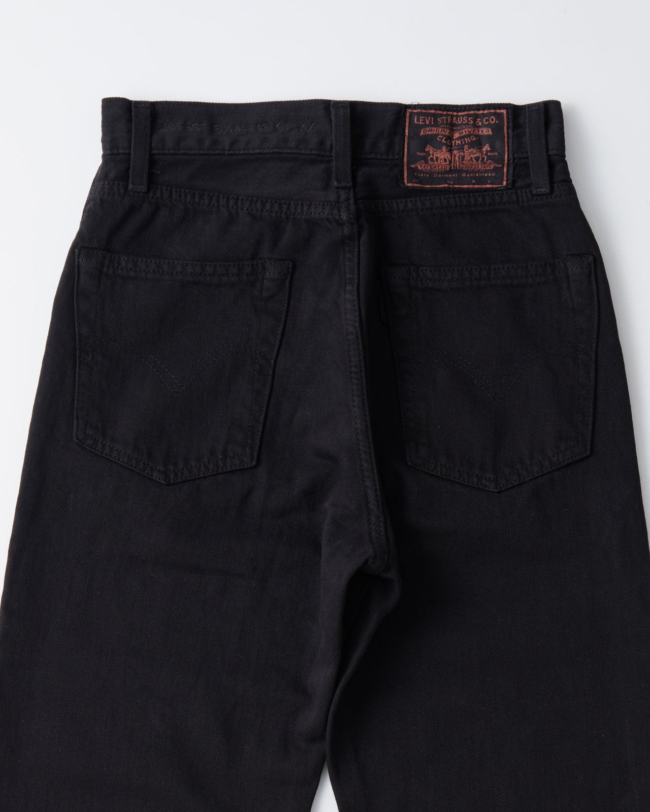 【Customization】Levi’s 1950s 701 JEANS Black Lizard