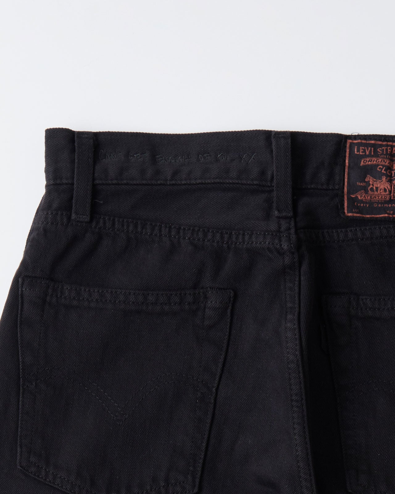 【Customization】Levi’s 1950s 701 JEANS Black Lizard