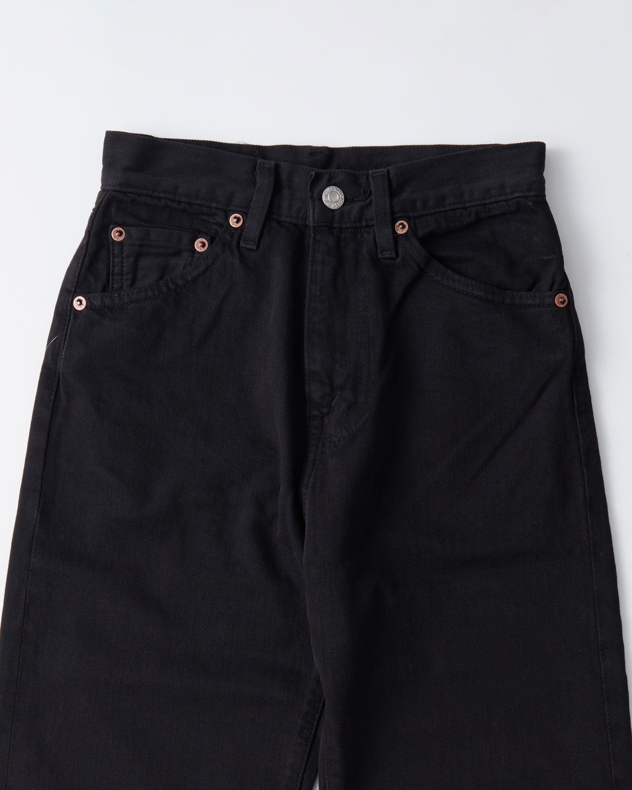 【Customization】Levi’s 1950s 701 JEANS Black Lizard