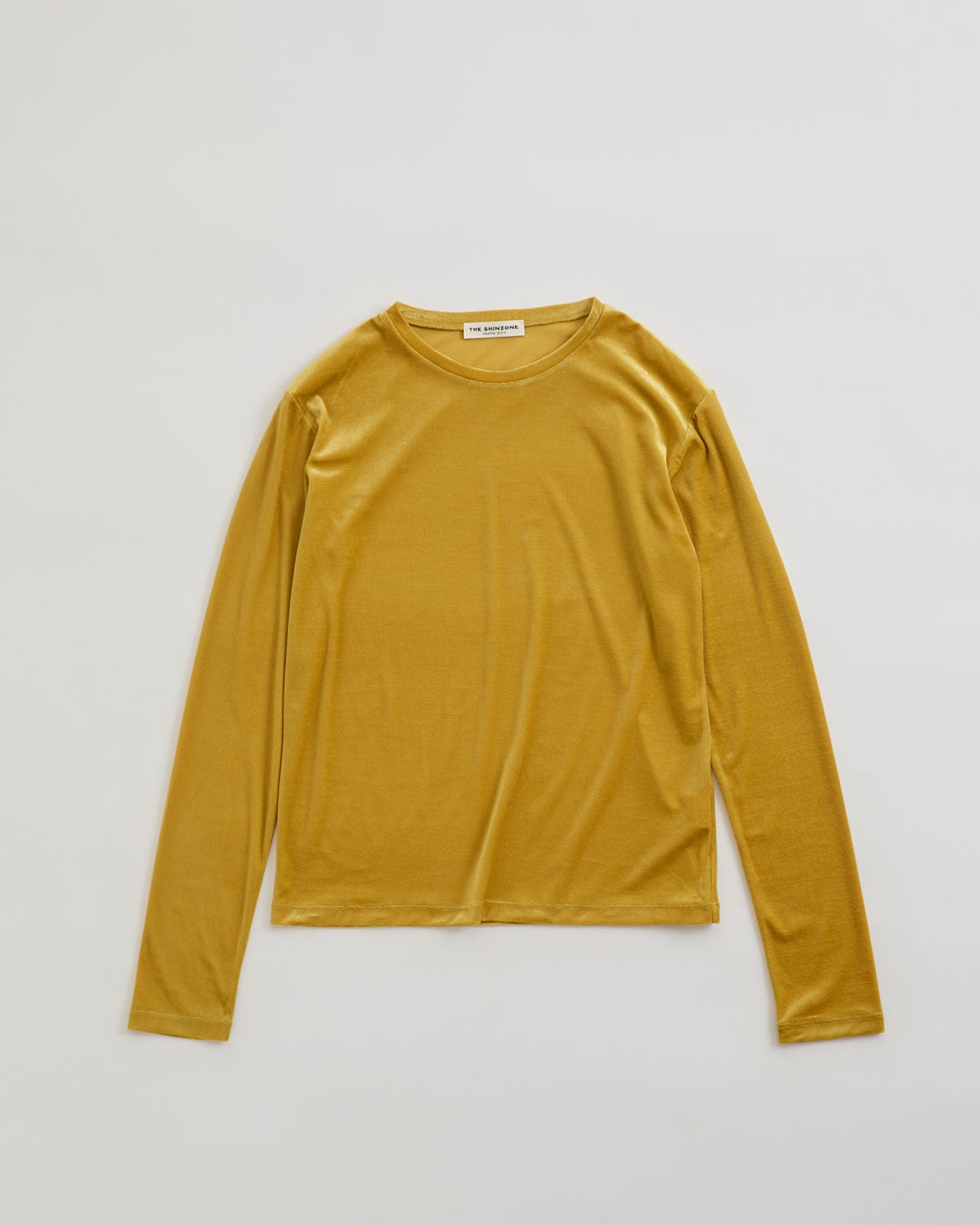 8月中旬お届け】VELOUR LONG SLEEVE TEE – Shinzone