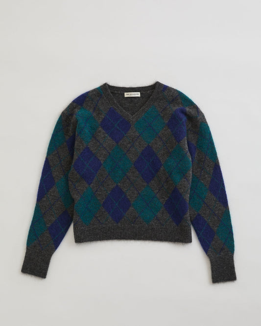 ARGYLE KNIT PULLOVER