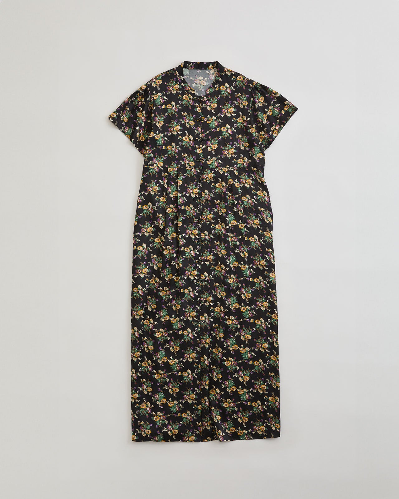 FLOWER BOUQUET PRINTED DRESS