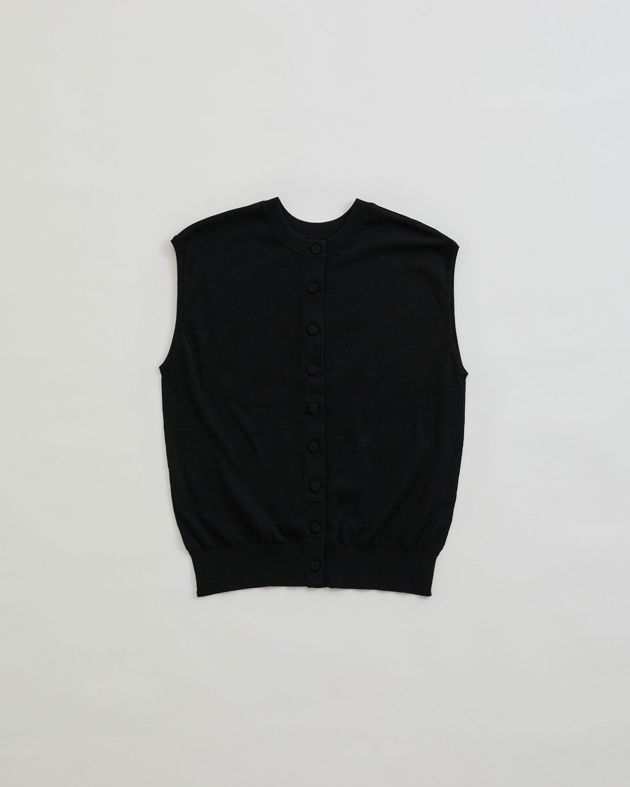 ICE COTTON KNIT SLEEVELESS TOP