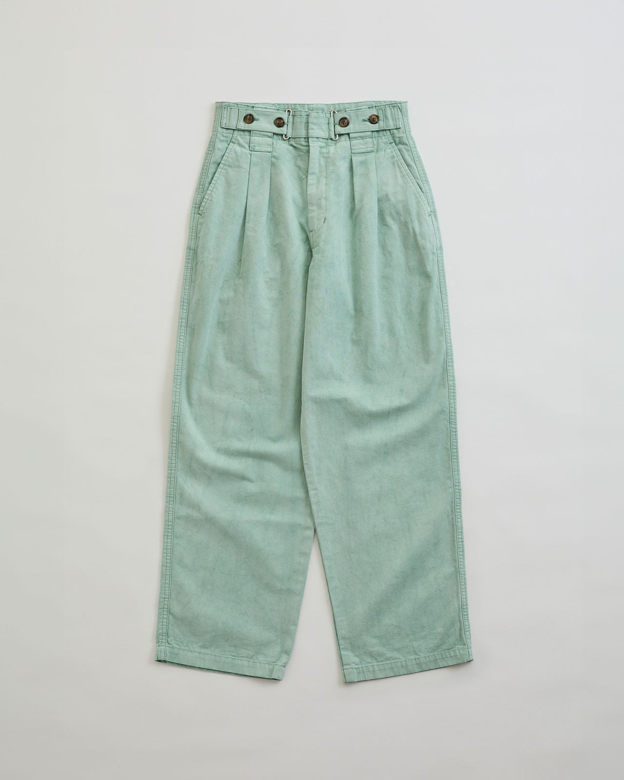 GARMENT DYE TAPERED PANTS