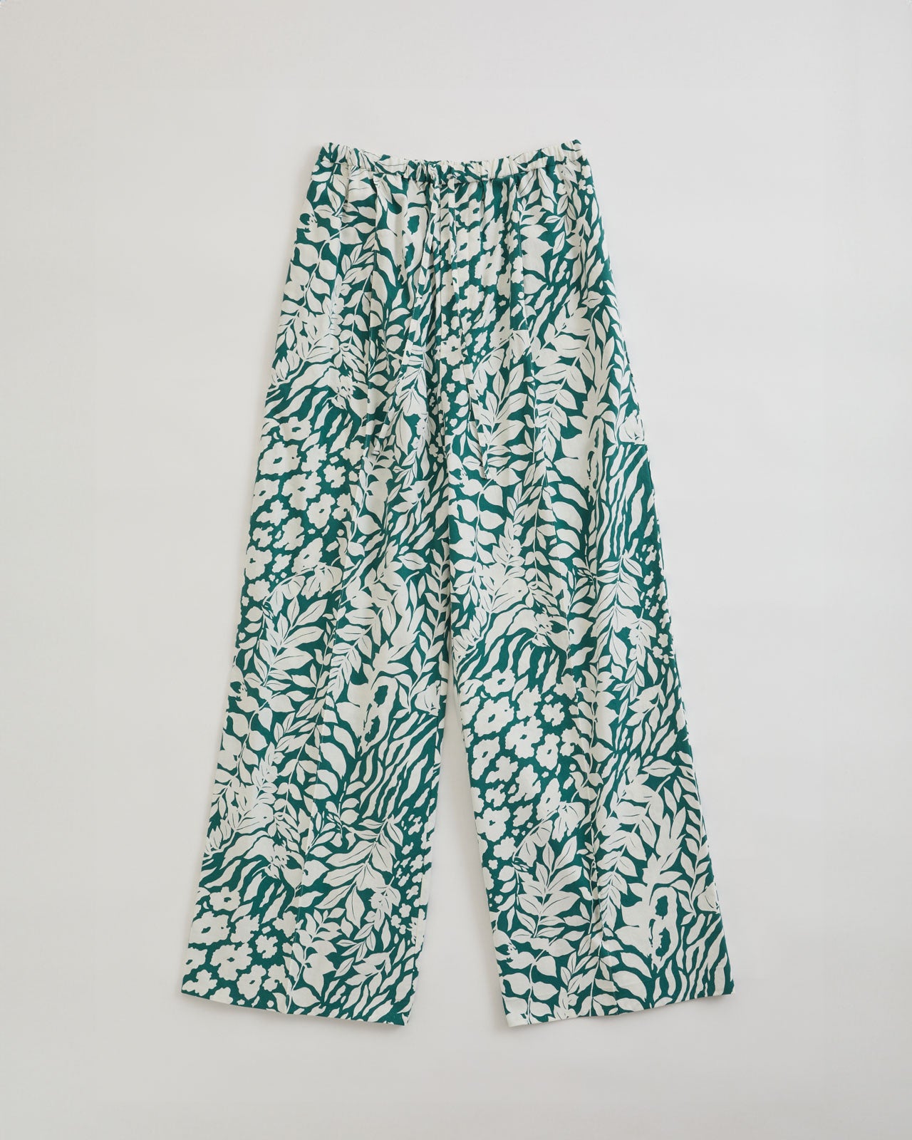 SUMMER BOTANICAL PATTERN PANTS
