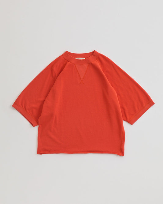 【NEW COLOR "RED" 】INLAYED HALF SLEEVE TEE
