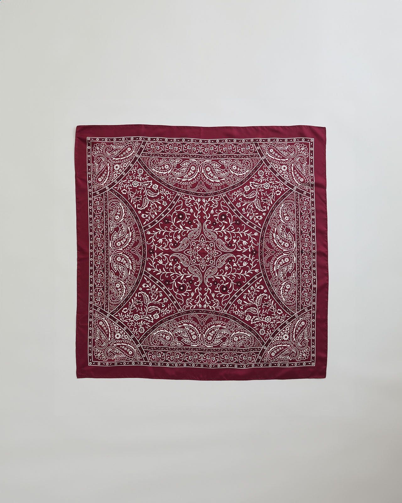 BANDANA PRINTED SILK SCARF