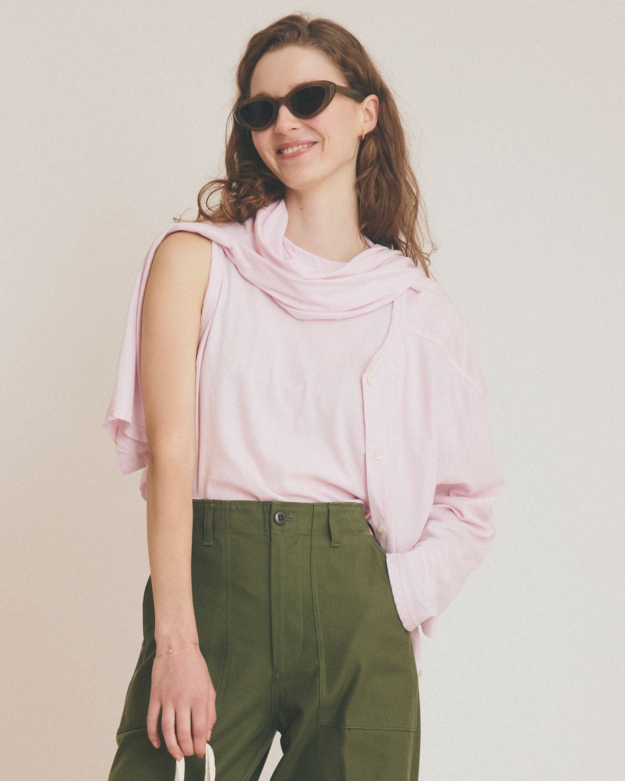 25SS ebure エブール SZハイツイストポンチ ストラップ カットソー ソフトツイストポンチトップス 4310900482 | ebure (Women