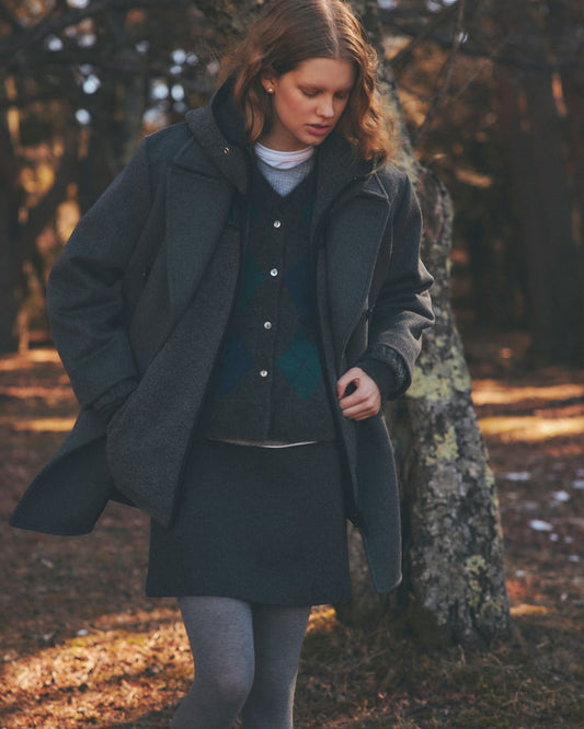 OVERSIZED WOOL PEACOAT