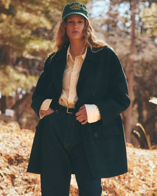 OVERSIZED WOOL PEACOAT (Lovat)